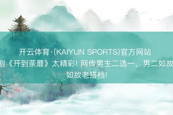 开云体育·(KAIYUN SPORTS)官方网站 白鹿新剧《开到荼蘼》太精彩! 网传男主二选一，男二如故老搭档!